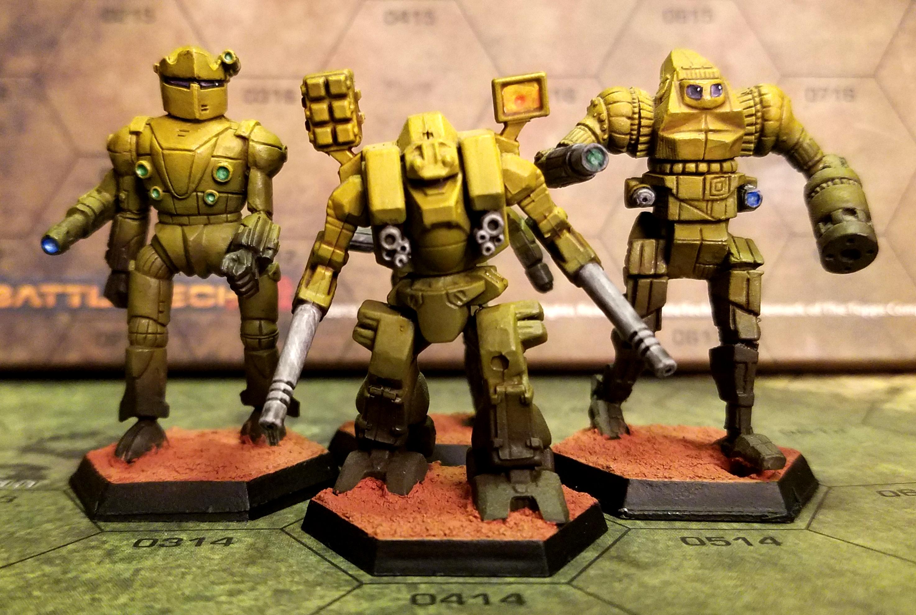 Battletech, Mechs, Mercenary Command Lance Mercenary Command Lance
